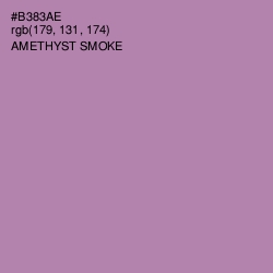 #B383AE - Amethyst Smoke Color Image