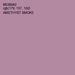 #B389A2 - Amethyst Smoke Color Image