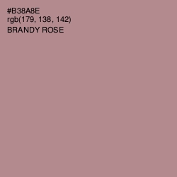 #B38A8E - Brandy Rose Color Image