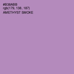 #B38ABB - Amethyst Smoke Color Image