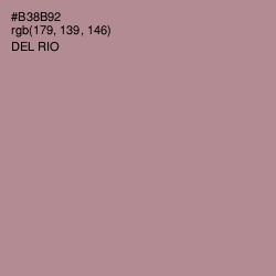 #B38B92 - Del Rio Color Image