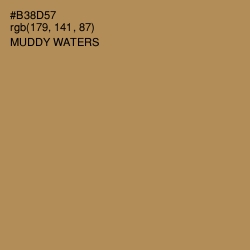 #B38D57 - Muddy Waters Color Image