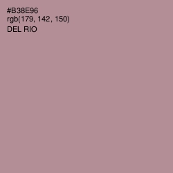 #B38E96 - Del Rio Color Image