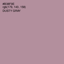 #B38F9E - Dusty Gray Color Image