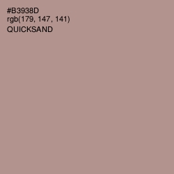 #B3938D - Quicksand Color Image
