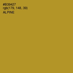 #B39427 - Alpine Color Image