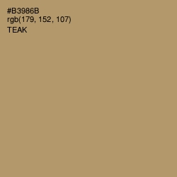 #B3986B - Teak Color Image