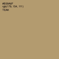 #B39A6F - Teak Color Image