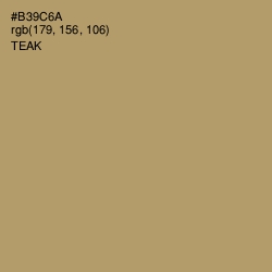 #B39C6A - Teak Color Image