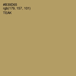 #B39D65 - Teak Color Image