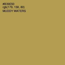 #B39E50 - Muddy Waters Color Image