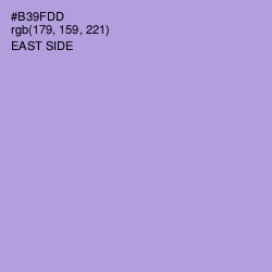 #B39FDD - East Side Color Image