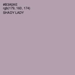 #B3A0AE - Shady Lady Color Image