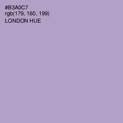 #B3A0C7 - London Hue Color Image