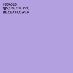 #B3A0E0 - Biloba Flower Color Image