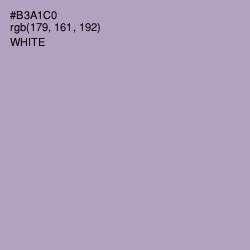 #B3A1C0 - London Hue Color Image