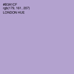 #B3A1CF - London Hue Color Image