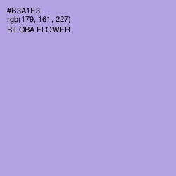 #B3A1E3 - Biloba Flower Color Image