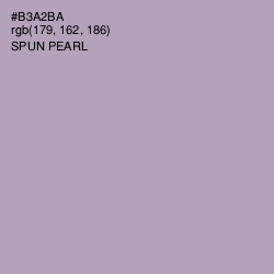 #B3A2BA - Spun Pearl Color Image
