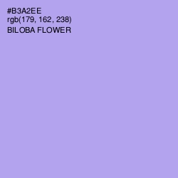 #B3A2EE - Biloba Flower Color Image