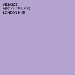 #B3A3CE - London Hue Color Image