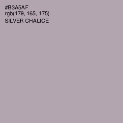 #B3A5AF - Silver Chalice Color Image