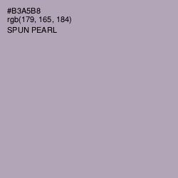 #B3A5B8 - Spun Pearl Color Image