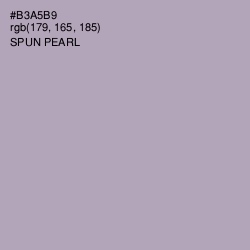 #B3A5B9 - Spun Pearl Color Image