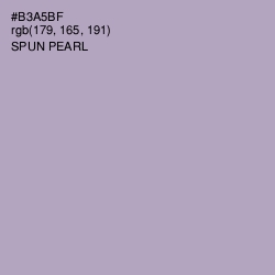 #B3A5BF - Spun Pearl Color Image