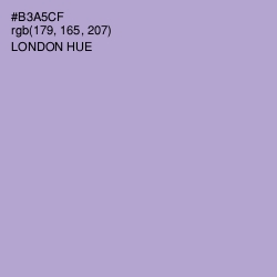 #B3A5CF - London Hue Color Image