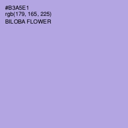 #B3A5E1 - Biloba Flower Color Image