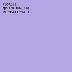 #B3A6E2 - Biloba Flower Color Image