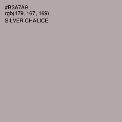 #B3A7A9 - Silver Chalice Color Image