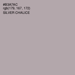 #B3A7AC - Silver Chalice Color Image