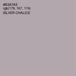 #B3A7AE - Silver Chalice Color Image