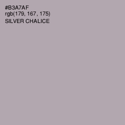 #B3A7AF - Silver Chalice Color Image