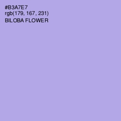 #B3A7E7 - Biloba Flower Color Image