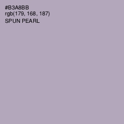 #B3A8BB - Spun Pearl Color Image