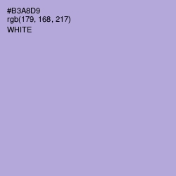 #B3A8D9 - Cold Purple Color Image