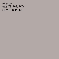 #B3A9A7 - Silver Chalice Color Image