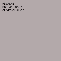 #B3A9AB - Silver Chalice Color Image
