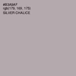 #B3A9AF - Silver Chalice Color Image