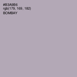 #B3A9B6 - Bombay Color Image