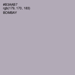 #B3AAB7 - Bombay Color Image