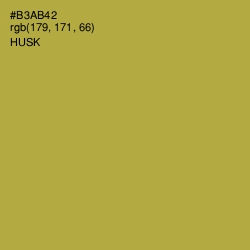 #B3AB42 - Husk Color Image