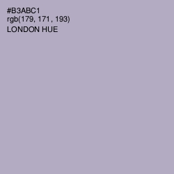 #B3ABC1 - London Hue Color Image