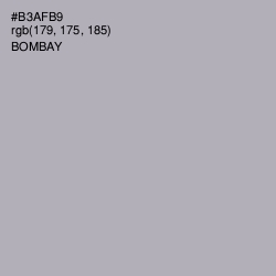 #B3AFB9 - Bombay Color Image