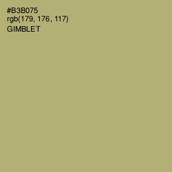 #B3B075 - Gimblet Color Image