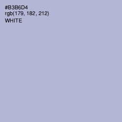 #B3B6D4 - Lavender Gray Color Image