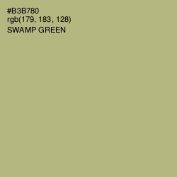 #B3B780 - Swamp Green Color Image